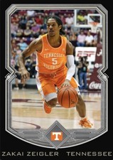 Custom Card Zakai Zeigler Tennessee Volunteers (Blank Back)