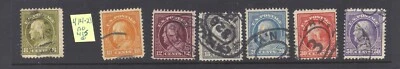 US Scott #414-421 Estate Lot of Washington Franklins F/VF!  No 415 - Image 1 of 2