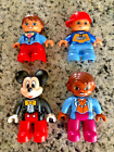 Lego Duplo MICKEY MOUSE & AFRICAN AMERICAN GIRL & SKATER KIDS Disney Minifigures