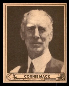 1940 Play Ball Baseball #132 Connie Mack EX/MT - Picture 1 of 2