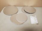 Silver Cake Boards Round  Cardboard 9 Pack DEFECTIVE SEE PICTURES 