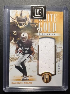 2023 PANINI GOLD STANDARD DAVANTE ADAMS WHITE GOLD PATCH /299 RAIDERS