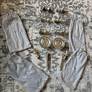Antique Gorham Sterling Silver Pair 3 Arm Candelabra Candlestick Convertible 770 - Picture 1 of 16