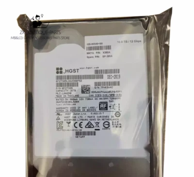 NetApp 10T 10TB SAS X380A-R6 X322A-R6 FAS2650/3240/3250 HDD Hard Drive - Image 1 of 2