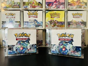 Pokemon OG Edition Magnetic Booster Box Acrylic Case Mega Evolution Destined - Picture 1 of 12