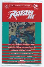 1992 DC Robin III Cry of the Huntress #6 Sealed Bagged Moving Lenticular Cover