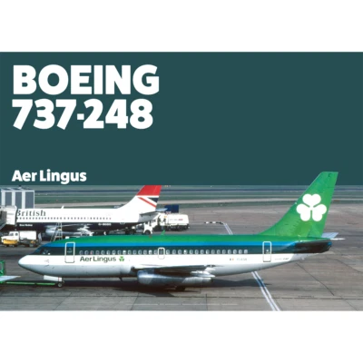 Aer Lingus Boeing 737-248 Art Print - London Heathrow 1983 - Multi Sizes Avail. - Image 1 of 4