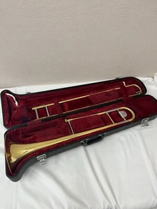 Yamaha YSL-2510 Trombone Only Main Unit & Hard Case No Mouthpiece From Japan - Picture 1 of 10