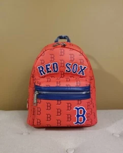 Loungefly MLB Boston Red Sox Logo Mini Backpack Red Baseball Team Boston B NEW - Picture 1 of 12