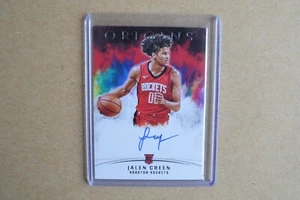 Jalen Green 2021-22 Panini Origins on card auto rc #RA-GRE Houston Rockets - Picture 1 of 12