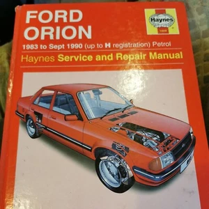Haynes - Ford Orion 1983 - Sept 1990 (To H Reg) Service & Repair Manual - Picture 1 of 1