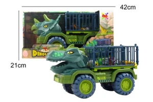 x Camion Con Dinosauri Gioco Giocattolo Bambini sar - Foto 1 di 1