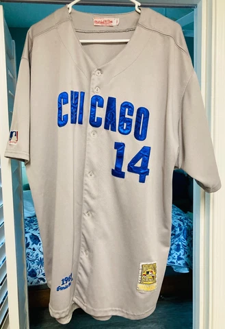 Ernie Banks 1969 Chicago Cubs Jersey 54 XXL MLB Baseball Mitchell & Ness M&N Cover