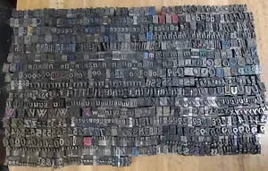 Vintage Metal Letterpress Print Type 48pt Letters Numbers Etc 900+ - Picture 1 of 5