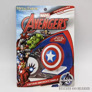 2015 Metal Earth Capitán América Escudo 3D Acero Modelo Kit Vengadores Marvel MCU - Imagen 1 de 4