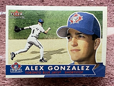 2001 Fleer Tradition Alex Gonzalez #174 Toronto Blue Jays - Image 1 of 2