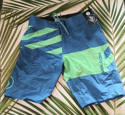 Volcom Men's Boardshorts Surf 29 Blue Green - Image 1 of 4