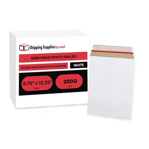 Sobres protectores blancos rígidos para documentos fotográficos 9,75x12,25 2500 - Imagen 1 de 4