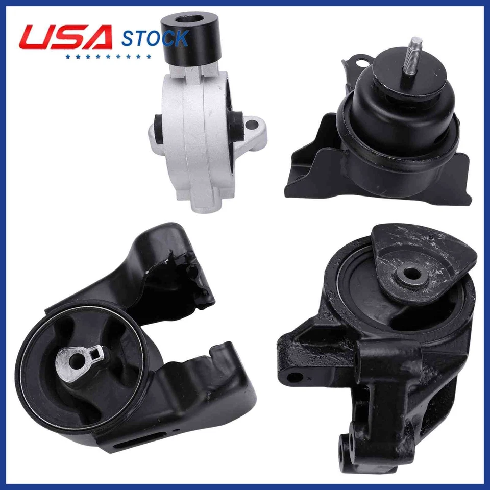 Новое крепление двигателя 4 шт подходит для Kia Sedona 3,8 л 2006 2007 2008 2009 2010 запас США - Изображение 1 из 4