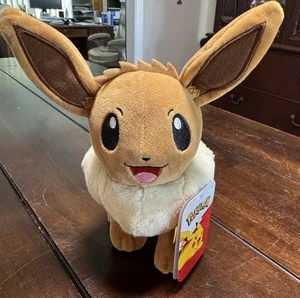 Peluche Pokémon Eevee - Peluche 8 pollici - Dettagli autentici - Giocattoli per bambini - Foto 1 di 5
