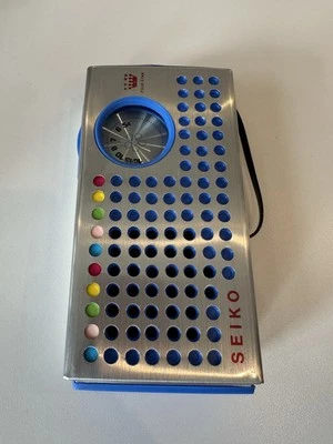 VINTAGE Seiko FS22 Blue Solid State Pocket Transistor Radio CLEAN Needs Lovin' - Image 1 of 4