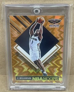 Zion Williamson #/25 ORANGE EXPLOSION Tribute 2024-25 Panini NBA Hoops #290 SSP - Foto 1 di 3
