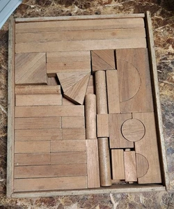 87 Wooden Building Blocks Set for Kids - Picture 1 of 3