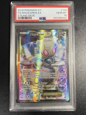 PSA 10 Magearna EX Full Art 110/114 Pokemon XY Steam Siege *Beautiful Card - Image 1 of 3