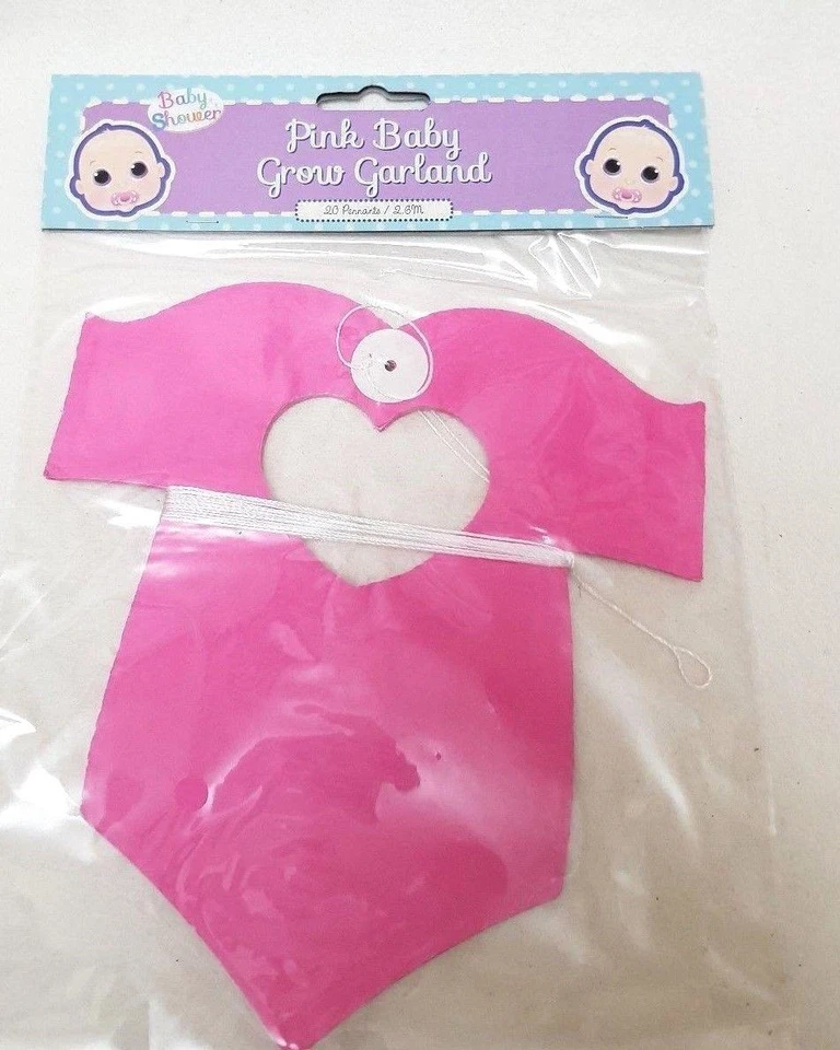 Banderas Guirnalda Bunting 2.6M 20 Banderas Baby Shower Decoraciones Fiesta BABY GROW Foto 1 de 1