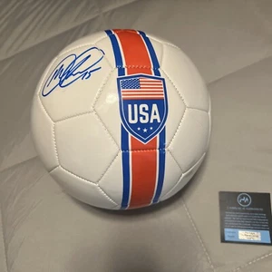 😍⚽️Megan Rapinoe Signed USA Soccer Ball As Pictures COA 2023 World Cup⚽️ - Picture 1 of 7