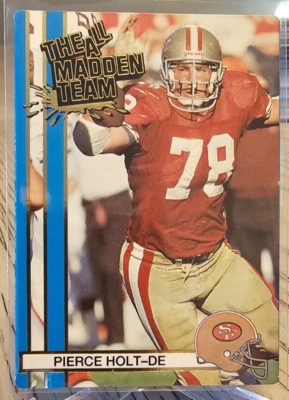1990 Action Packed All Madden Team Pierce Holt #39 San Francisco 49ers - Image 1 of 2