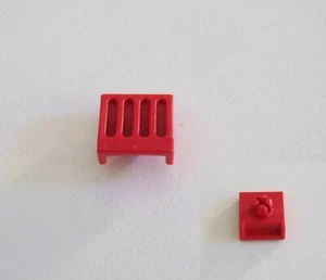 PLAYMOBIL (G444) POMPIERS - Clips Rouge Lumière Caserne 3386 5361 - Imagen 1 de 1