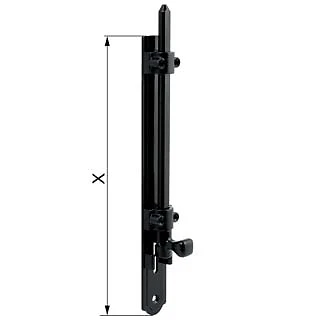 AGB Catenaccio ABACO con pomolo per anta singola col. ARGENTO SILVER POWERAGE - Immagine 1 di 2