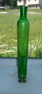 BONITA BOTELLA DE PERFUME VICTORIANA ALTA VERDE - AÑOS 1890 - Imagen 1 de 1