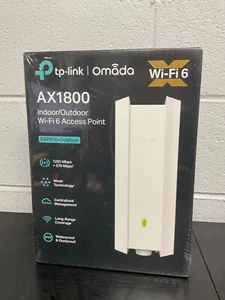 TP-Link EAP610-Outdoor Omada True WiFi6 AX1800 Gigabit Outdoor Access Point Mesh - Picture 1 of 3