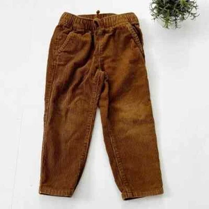 Pantaloni pull on in velluto a coste a costine Old Navy colore marrone chiaro taglia 3T - Foto 1 di 5