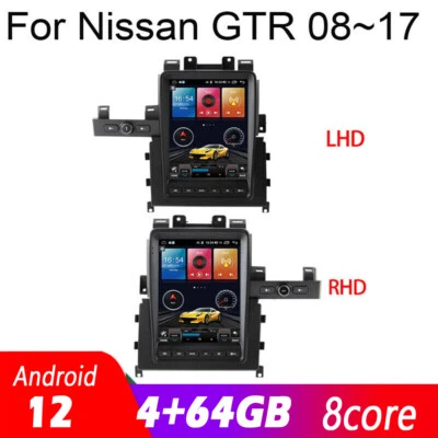 Radio Pantalla Táctil 10.4" Android GPS Navegación Carplay Para Nissan GT-R GTR 08~17 Foto 1 de 4