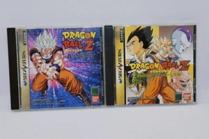 Sega Saturn Dragon Ball Idainaru dragonball densetu shin butouden 2set Japanese - Picture 1 of 10