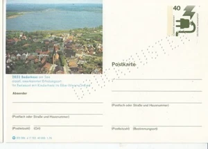 P 120 Picture Postcard Print Sample 40 Pfennig Accident Prevention Bederkesa - Picture 1 of 1