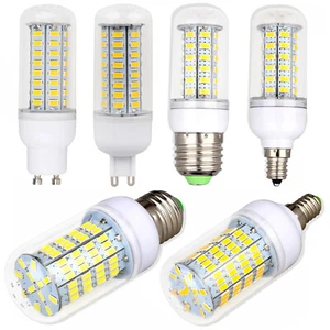 LED Corn Light Bulbs E27 E14 G9 GU10 B22 Screw Base Bright White Lamps 220V 240V - Picture 1 of 17