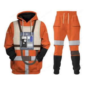 Star Wars Flight Suit Costume Hoodie Sweatshirt Sweatpants - Picture 1 of 11