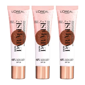 L'Oreal Paris Skin Paradise Tinted Water Moisturiser Spf 20 30ml - 03 Deep x3 - Bild 1 von 1