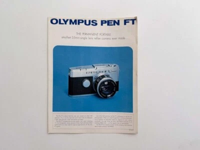 Брошюра / реклама для Olympus ручка FT камеры "постоянный портативный" 4pg - Изображение 1 из 4