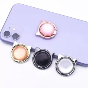 Juego universal de 4 piezas de soporte de anillo para gato negro, plateado, oro rosa, dorado - Imagen 1 de 9