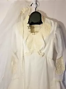 Vestido de novia vintage disfraz Halloween - Imagen 1 de 17