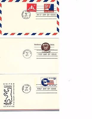  stamp fdc airmail and domestic post cards over 100 assorted cv $200 - Image 1 of 2