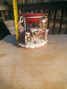 Yankee Candle Gingerbread train Votive Candle Oil/tart Warmer - Picture 1 of 7