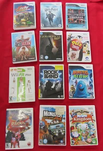 Lot 12 Nintendo Wii games make it a bakers dozen BONUS HOW TO TRAIN YOUR DRAGON - Picture 1 of 12