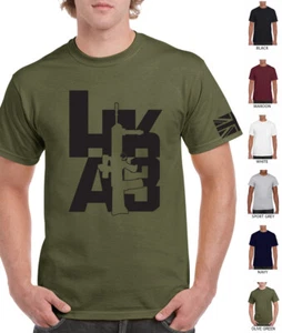 HKA3 Rifle gun T-SHIRT SA80 A3 BRITISH ARMY HK A3 - Picture 1 of 6