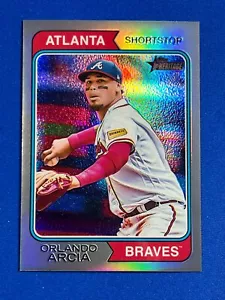 2023 TOPPS Heritage High Number ORLANDO ARCIA PLATA CROMO REFRACTOR /274 #580 - Imagen 1 de 2